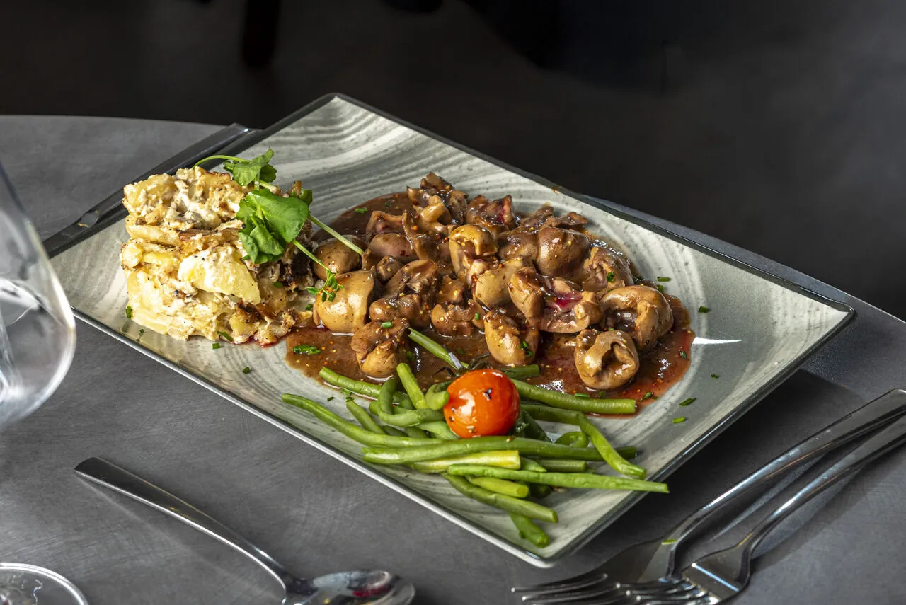Plat mijoté aux champignons