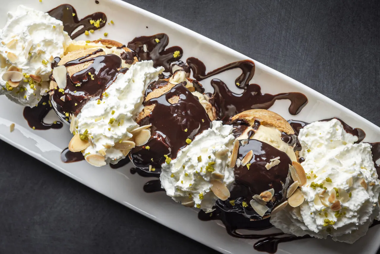 Profiteroles glacées